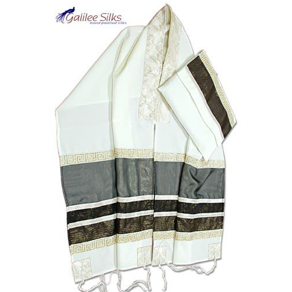 Gray Tallit Made From Wool