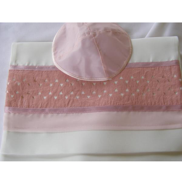 Pink Star of David Tallit for women, girls tallit, bat mitzvah tallit, tallit for women, pink tallit bag