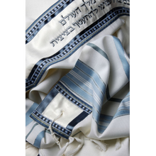 Load image into Gallery viewer, The Peace Tallit wool tallit by Galilee Silks Israel