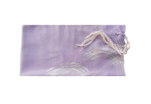 Load image into Gallery viewer, Lilac waves Silk Tallit for women, Tallit for Girl, Bat Mitzvah Tallit, Feminine Tallit, Women&#39;s Tallit Prayer Shawl flat 1