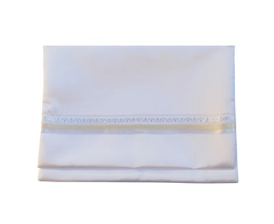 White On White Classic Tallit, Bar Mitzvah Tallit Set, Tallit Prayer Shawl, Tzitzit Custom Tallitt bag