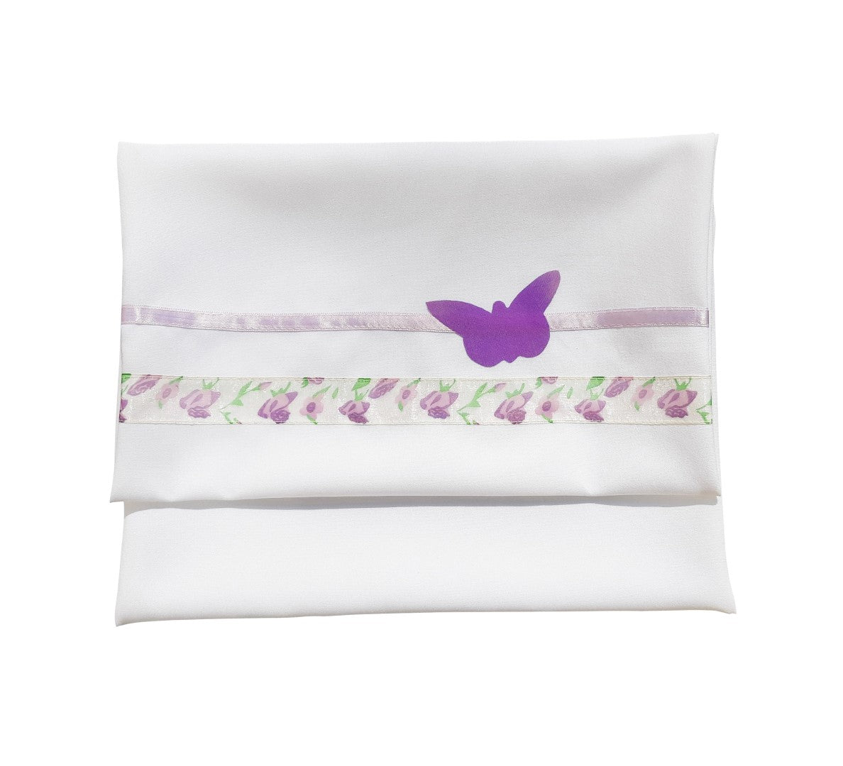 Purple Butterfly Tallit for Girls bat mitzvah tallit bag